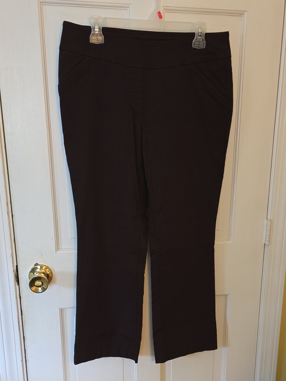 Westbound Brown Boot Cut Pull-On Pants